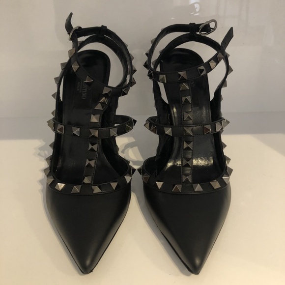 VALENTINO GARAVANI ROCKSTUD ANKLE STRAP PUMP - Picture 4 of 15